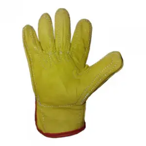 Guante Ingeniero Vaqueta Corto Reforzado Internamente WorkSeg