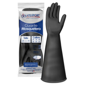 Guante Mosquetero C35 Negro Latexport