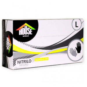 Guante Nitrilo Negro 5.8gr 100und House